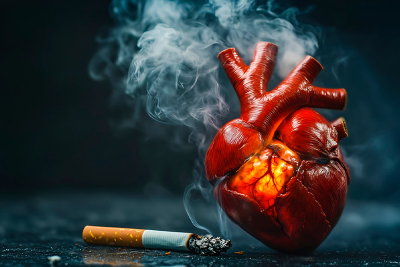 Cómo el tabaquismo afecta al corazón
